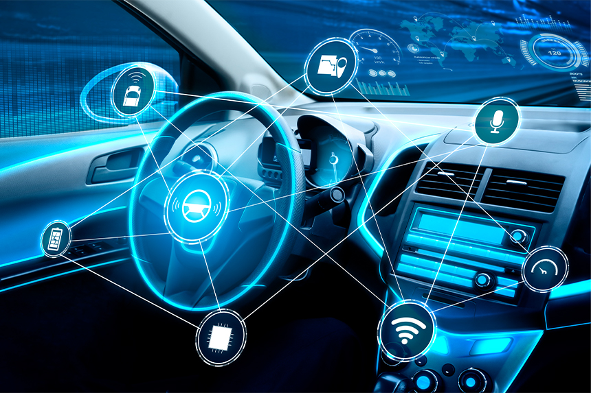 Gráfico mostrando la evolución de la incorporación de ADAS en coches